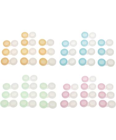 SM SunniMix 10pcs Green Transparent Contact Lens Case - Durable Storage Containers for Safe Lens Care - Buy Online on GoSupps.com