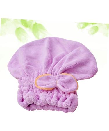 MAGICLULU Fast Drying Cap Bathing Accessories Womens Head Scarves Towel Shower Cap for Women Womens Bandana Hair Shower Cap Shower Caps for Hair Turbans for Shower Head Elastic Miss Violet M - Buy Online on GoSupps.com