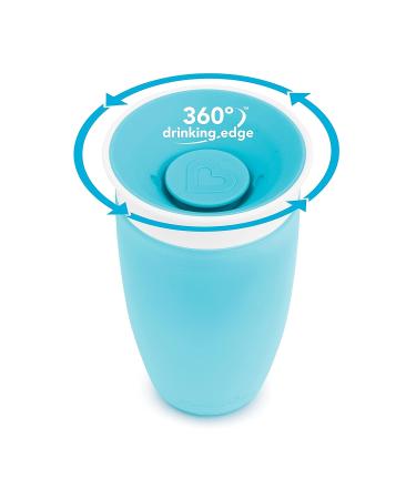 Munchkin Miracle 360 Toddler Sippy Cup Green/Blue 10 Oz - 2 Pack - Buy Online on GoSupps.com