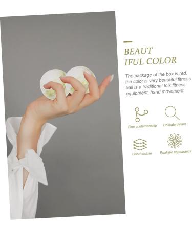 Clispeed Gymnastics Ball with Handle | Portable Trigger Massage Ball - Perfect Fitness Gift for Seniors & Home Workouts - Buy Online on GoSupps.com