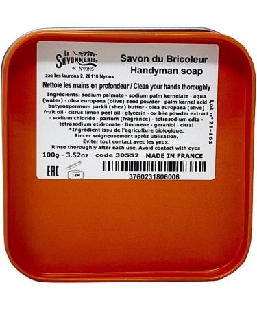  La Savonnerie de Nyons Handyman's Soap 100 grams Multi/Color One Size - Buy Online on GoSupps.com