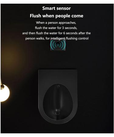Household Products Men's Urinal Stainless Steel Wall-Mounted Automatic Flush Urinal 304 Stainless Steel Intelligent Valve Urinal Toilet Indoor Infrared Sensor Urinal - Buy Online on GoSupps.com