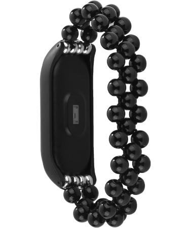 Ruirdot Handmade Elastic Pearl Bracelet for Mi Band 5/6 - Stylish Replacement Wristband for Women & Girls - Buy Online on GoSupps.com