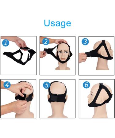 Sluffs Chin Strap Anti-Snoring Belt - Adjustable Chin Support Solution for Better Sleep - Buy Online on GoSupps.com