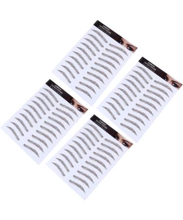 FRCOLOR 8 Pcs Eyebrow Stickers Makeup Stickers 6d Black Eyebrow Sticker Water Transfer Eyebrow Sticker 3d - Buy Online on GoSupps.com