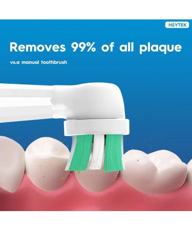HSYTEK Replacement Toothbrush Heads for Oral-B IO Series 3-10 | Compatible IO Electric Toothbrush Heads | White - Buy Online on GoSupps.com