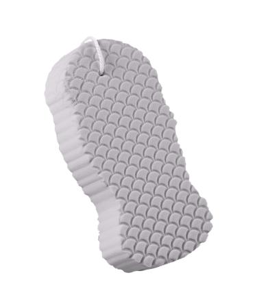 Bath Sponge Loofah Soft Shower Sponge Exfoliator 3D Exfoliiating Bath Foam Sponges Absorbent Moisturizing Shower Sponge for Dead Skin Removal Gray