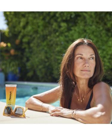 FlexSun Moisturizing Sunscreen SPF 30 - Lightweight Scent Free & Broad Spectrum Protection | Infused with Botanicals & Squalene 2 oz - Buy Online on GoSupps.com