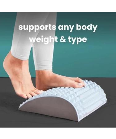 CAEPAL Refresh - Neck & Back Stretcher Back Neck Cracker for Lower Back Pain Relief Sciatica Pain Relief Lumbar Support Herniated Disc Lumbar Soothing Device for Herniated Disc (Grey) - Buy Online on GoSupps.com
