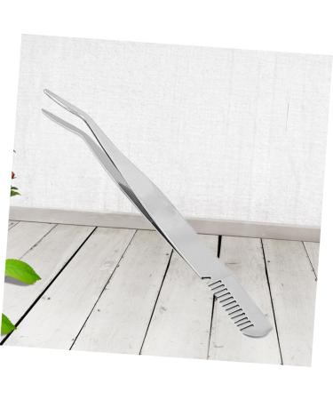 minkissy Lash Cluster Tweezers Eyelashes Tweezer Makeup Tweezer Eyelashes Extension Clip Eyelash Tweezer Stainless Steel Eyebrow Clip medium Silver - Buy Online on GoSupps.com