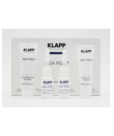 Klapp ASA PEEL Face Treatment Care Kit 4 StepsL8 - Buy Online on GoSupps.com
