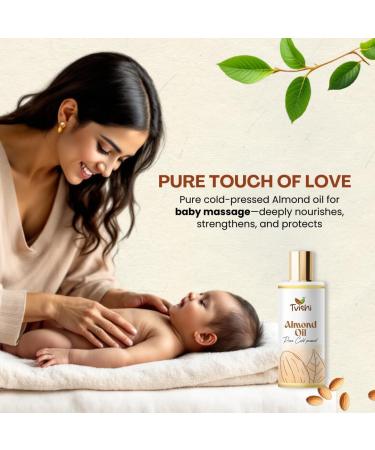 BEMT Cold-Pressed Almond Oil 100 ml | Pure & Natural Almond Oil for Skin & Hair | Lightweight Moisturizing Oil - Buy Online on GoSupps.com