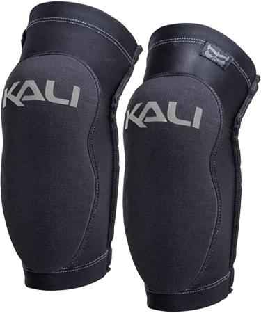 Kali Protectives Mission Elbow Guards - Adult Bicycling Elbow and Arm Pads - Pull-On Closure, Flexible, Durable, Non-Slip Protection - Off-Roading, BMX, Mountain Biking, Road Cycling, Cyclocross Gear Black/Gray Medium