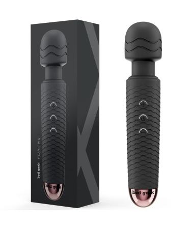 Wall massage tab from Bed Geek Wireless Manual Electrom Association soft silicone surface 25 pattern waterproof via USB (black) - Buy Online on GoSupps.com
