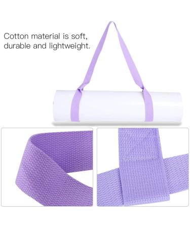 Weiyiroty Yoga Mat Sling - Portable Adjustable Yoga Mat Belt for Fitness Studios - Violet - Buy Online on GoSupps.com