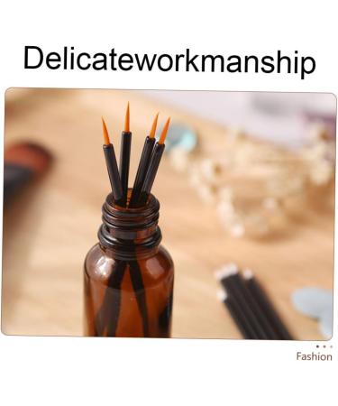 Hemoton 100pcs Disposable Eyeliner Brush Facial Tool Artificial Fiber Brush Lip Thin Eyeliner Brush Plastic 9x6.5cm Black - Buy Online on GoSupps.com