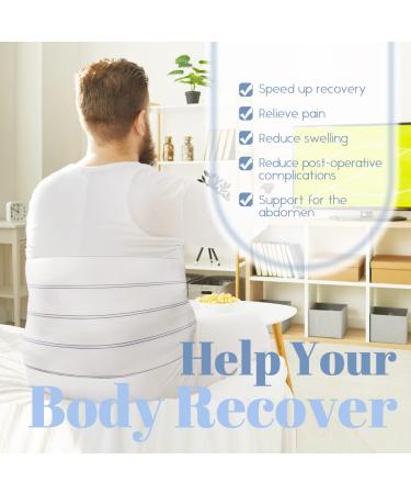 Lynnuo Abdominal Binder for Women | 12-Inch Stomach Binder after Surgery | Hysterectomy Belly Band | Plus-Size Postpartum Support (45-60 Inches) - Buy Online on GoSupps.com