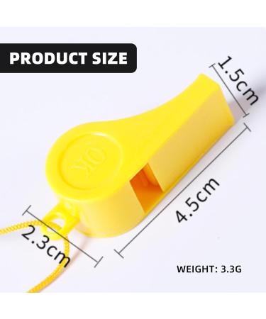 20 Piece Trill Whistle Set for Kids & Referees - Durable Plastic Sport Coaching Pipe | Perfect for Emergency Use & Training - Buy Online on GoSupps.com