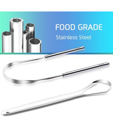5PCS Medical Grade Tongue Scraper Set - BPA-Free, Great for Oral Care, Reduce Bad Breath - Adults and Kids - Buy Online on GoSupps.com