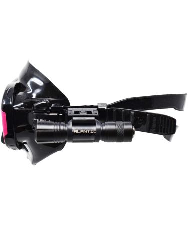 Palantic Pro-One Aluminum LED Dive Light Torch with Mask Mount - Black - Buy Online on GoSupps.com