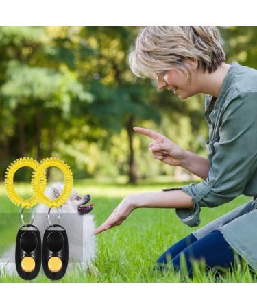 Gheart Hund Clicker - 2-Pack Dog Training Clickers with Hand Loop | Perfect for Dogs Cats & Horses - Effective Clicker Training Tool - Buy Online on GoSupps.com
