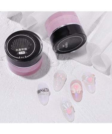 Long Lasting Gel Polish Nail Top Gel Colorful Fast Dry Easy-Cleaning PVC Gypsum Gel for Beauty Manicure UV Gel Lacquer - (Color: White) - Buy Online on GoSupps.com