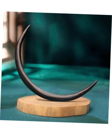 Ipetboom Moon Hair Clip Moon Wooden Hairpin Miss Manual Geisha Vintage Hair Stick - Buy Online on GoSupps.com