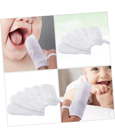 Homsfou 18-Piece Newborn Gauze Finger Toothbrush Set | Soft Cloth Brush for Baby Milk Cleaning | Toddler Fingerlings Sanitary Brush - Buy Online on GoSupps.com