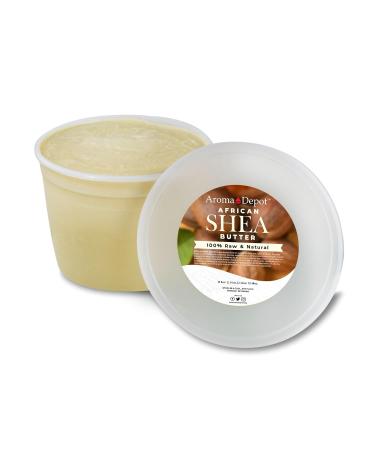 Raw African Shea Butter 1 lb - Natural Unrefined Moisturizer for Dry Skin | Grade A Ivory/White & Black Soap Bar | Ideal for Body Hair & Face - Buy Online on GoSupps.com