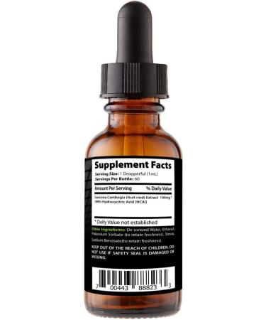 Absonutrix Garcinia Cambogia 2 Oz - 98% HCA - All Natural - 30 Day Supply - Weight Management - Made in USA - Buy Online on GoSupps.com