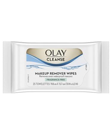 Olay Make-Up Remover Towelettes 25 Count Fragrance Free - 2 Pack - Buy Online on GoSupps.com