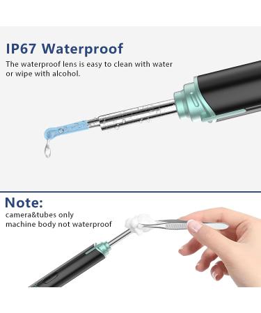 VITCOCO Ear Wax Removal Tool - 1920P HD Camera with 6 LED Lights & 8 Ear Spoons | Ear Cleaning Kit for iPhone, iPad, Android - Black+Blue - Buy Online on GoSupps.com