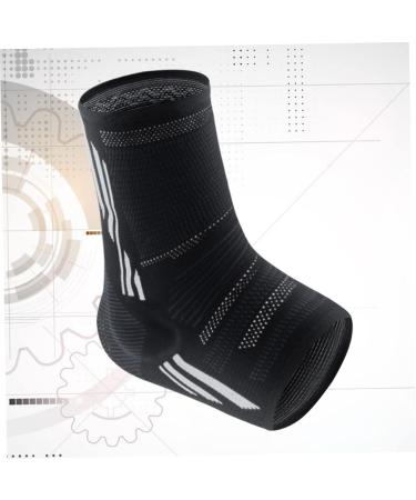 FOMIYES Silicone Ankle Brace for Women - Ankle Support & Foot Care Sleeve - Black | Best Ankle Guard for Sprains & Fitness - Buy Online on GoSupps.com