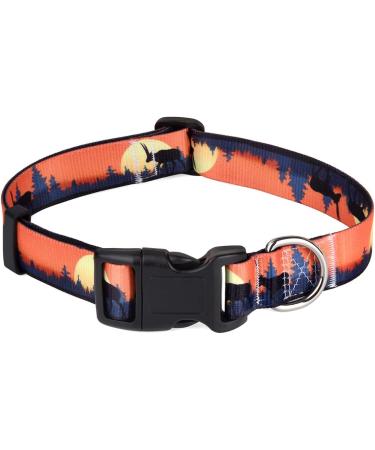 Mihqy Adjustable Soft Dog Collar - Bohemian Floral & Geometric Design for Small Medium Large Dogs (XS: 20-30 cm Neck) - Buy Online on GoSupps.com