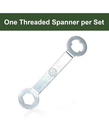 Artanchao Soccer Studs for Adidas & Puma - Unisex Silver 11/13mm & 13/15mm with Wrench - Enhanced Performance - Buy Online on GoSupps.com