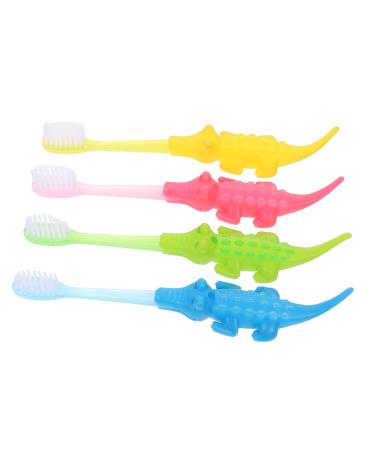 Beaupretty 8pcs Children's Toothbrush Cartoon Toothbrush Home Tools Toothbrushes Stand up Toothbrush Child Manual Toothbrushes Soft Bristle Toothbrush Handle Pp Accessories Clean