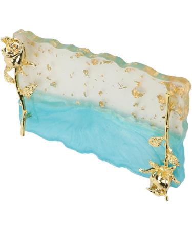 DAUZ Nail Art Palette Display Board Translucent Irregular Pattern Photography Props for Nail Art Schools (Blue) | Nonslip Nail Art Paint Palette - Buy Online on GoSupps.com