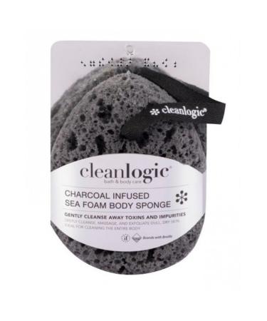 Clean Logic Charcoal Infused Foam Sea Sponge