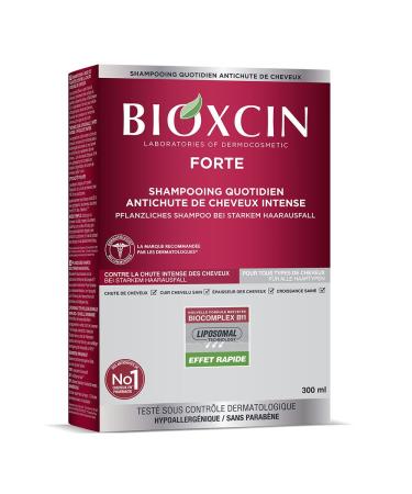 BIOXCIN FORTE Shampooing Anti-Chute Intense - Efficace & Rapide - Avec Bio Complex B11 - Test Cliniquement - Croissance Des Cheveux Plus Forte Plus pais