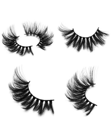 5 Pairs of 3D Thick Wispy Fluffy Long Handmade False Eyelashes - Reusable Dramatic Volume #74 - Buy Online on GoSupps.com
