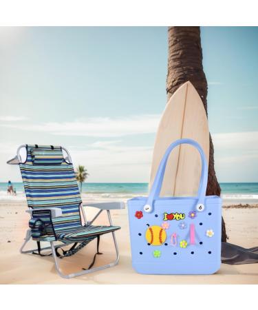 Softball Charms for Bogg Bags & Simply Southern Totes - Decorative Sports Handbag Accessories - Buy Online on GoSupps.com