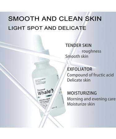 AHA+BHA Salicylic Acid Exfoliating & Brightening & Removing Blackhead Essence Glycolic Acid Facial Serum Face Skincare 30ml Deep Moisturizing Whitening - Buy Online on GoSupps.com