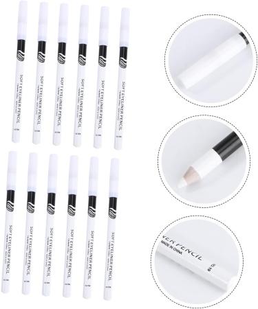 SHERCHPRY 12pcs Eyeliner Pencil White Outfits Liquid Highlighter White Makeup Eyebrow Filler Pen Makeup Pen Eyebrow Liner Silkworm Pen Makeup Eyeliner Applicator Pencil Case Cosmetic Women's - Buy Online on GoSupps.com