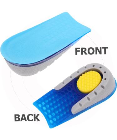 FOMIYES Shock Absorbing Insoles - 2 Pairs Invisible Height Increase Heel Pads for Men - Soft Cushion Support for Comfort & Height - Buy Online on GoSupps.com