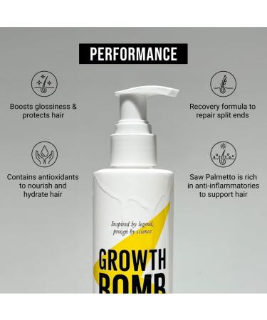 Growth Bomb Supercharge Hair Growth Serum 125 ml Strengthening Restorative and Revitalizing Intensive AntiDandruff and Hair Growth Treatment - Buy Online on GoSupps.com