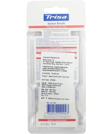 TRISA Space Brush Interdental Brush Without Metal Gentle Cleaning 36 Pieces Swiss Made Blue | International Shipping Available - Buy Online on GoSupps.com