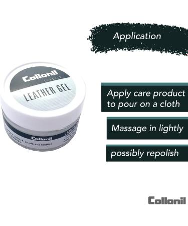 Collonil Leather Gel 2.02 Fl Oz - Premium Leather Care for Smooth & Suede, Water-Repellent Conditioner for Furniture, Shoes & Bags - Buy Online on GoSupps.com