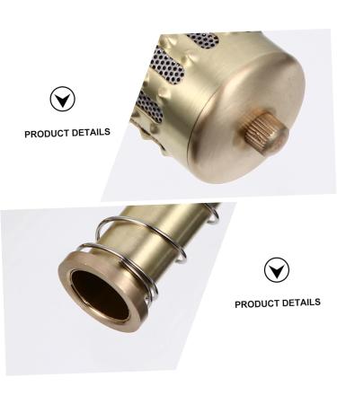 HOMSFOU 2pcs Moxa Stick Tool - Pure Copper Winter Melon Conical (32x4.2cm) - Golden Moxa for Wellness - Buy Online on GoSupps.com