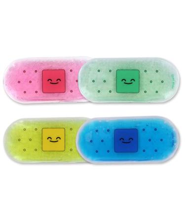 Oopsie Boo Boo Kid Ice Pack - Set of 4 - Bandaid Style - 4 Colors - 4 Count (Pack of 1)