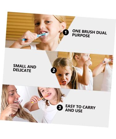 Minkissy 2-Pack Soft Bristle Children's Toothbrushes - Sweet Design Gentle Cleaning - Ideal for Kids - International Shipping Available - Buy Online on GoSupps.com